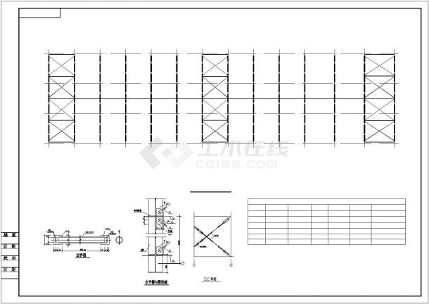 【苏州】21mX81m厂房轻钢结构建筑施工图-图二