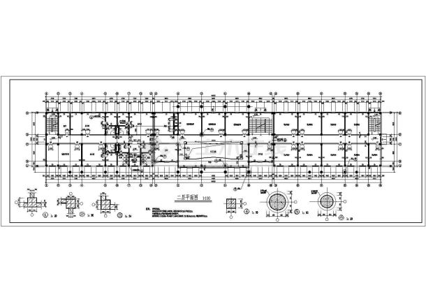 【南京市】某多层办公楼建施工图共7张-图一