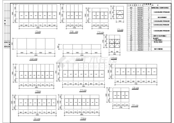 【宜兴市】某多层厂房建筑施工图共12张-图二