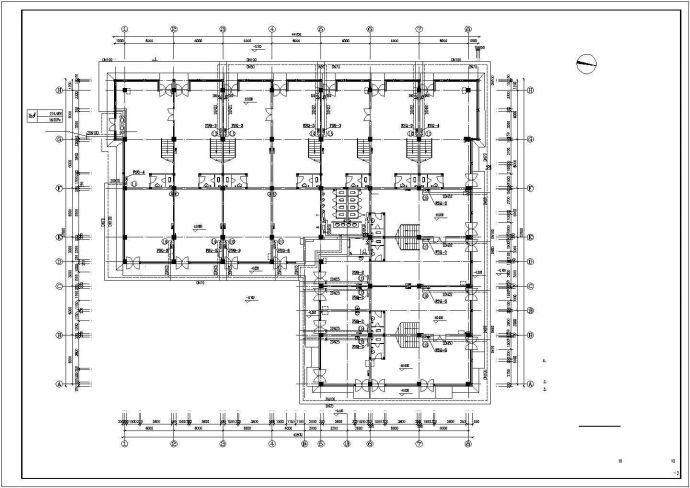 某市商业街地暖工程设计图纸_图1