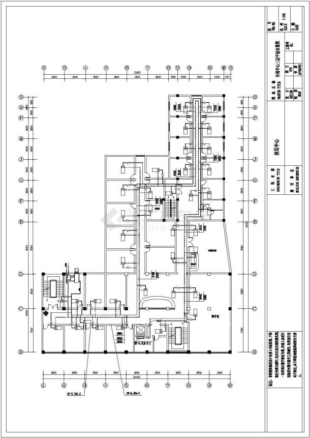 某休闲中心电气施工图（共5张）-图二