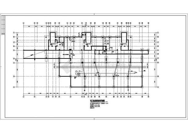 某地16层框剪带人防住宅楼结构设计施工图-图二