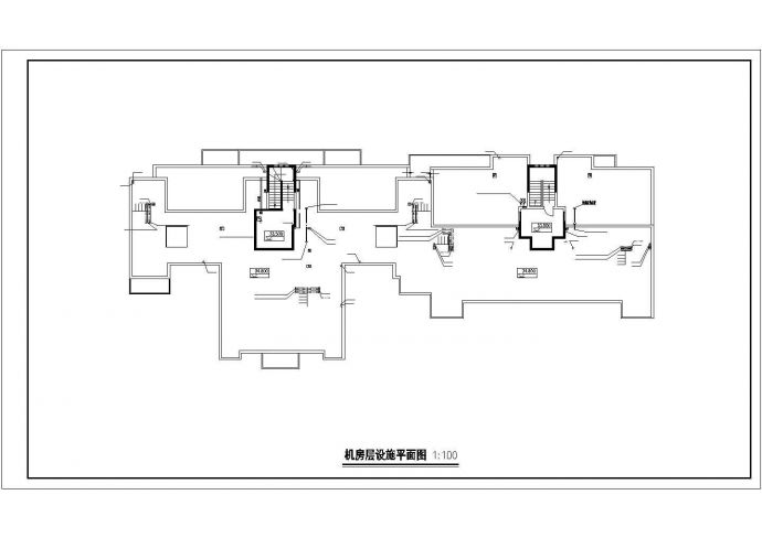 经典多层住宅楼水暖施工CAD详细布置图_图1