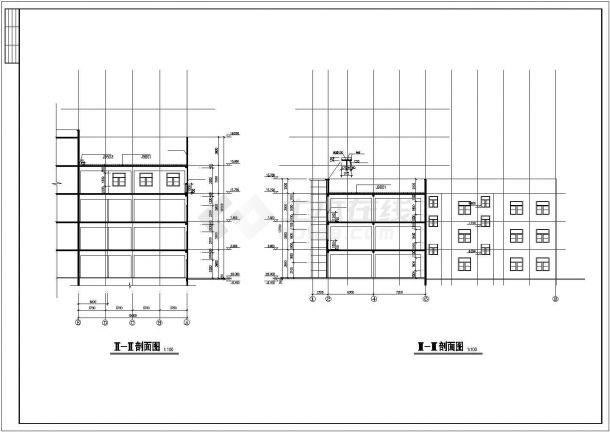 邓桥商业城全套建筑设计施工图-图一