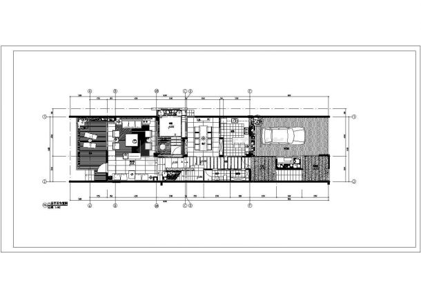 新中式联排三层别墅施工图（含效果图）-图二