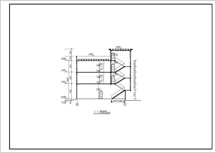 多层住宅楼建筑施工图（含有建筑设计说明书）_图1