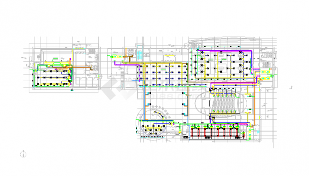 【上海】活动中心空调通风系统设计施工图（含机房设计）-图二