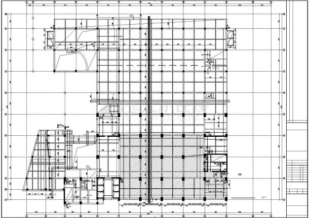 二十三层框剪结构商业结构施工图（桩基础）-图二