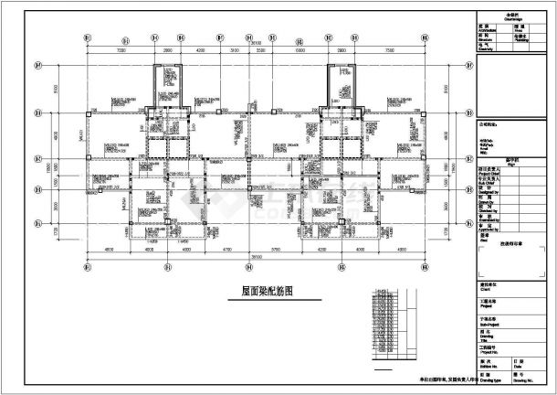 十七层框剪结构住宅楼结构施工图-图二