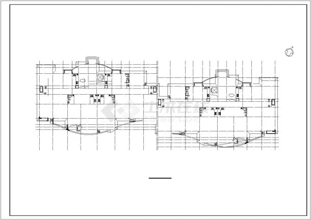 某小区小高层住宅楼建筑施工设计CAD图纸-图二
