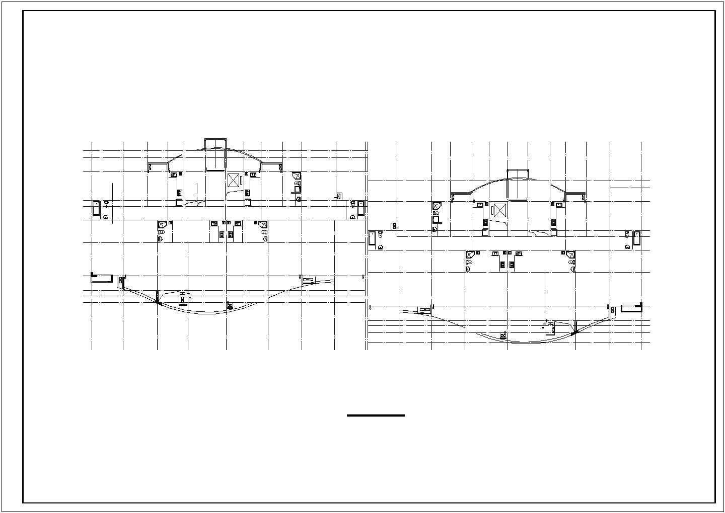 某小区小高层住宅楼建筑施工设计CAD图纸