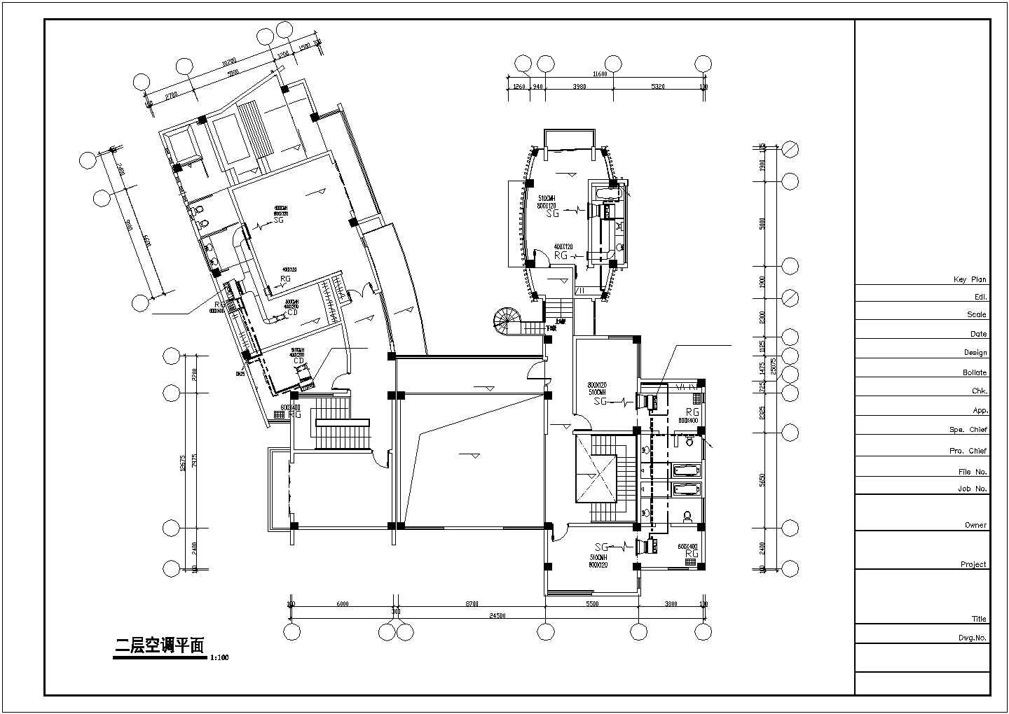 【南京市】江宁区二层别墅多联中央空调图