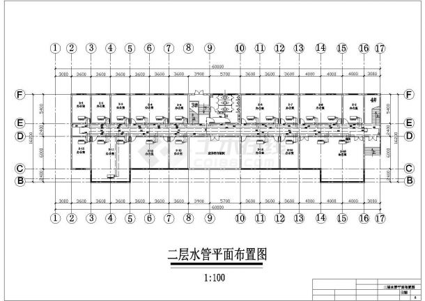 某办公楼空调系统CAD设计图-图二