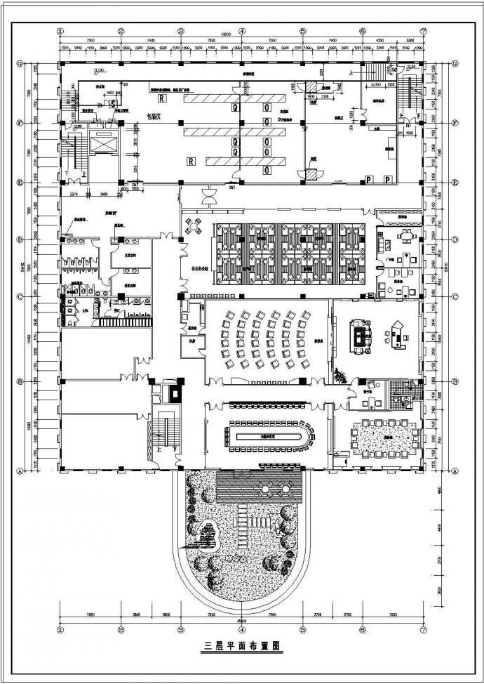 某地工厂办公空间装修设计图（全集）_图1
