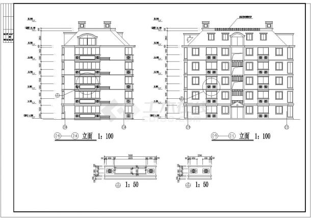 山水公寓2号住宅楼建筑图（含设计说明）-图一