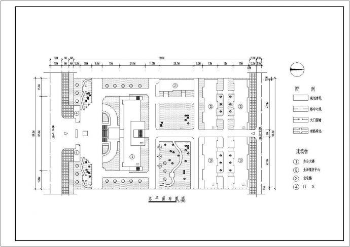 某地大型商业餐厅建筑设计施工详图_图1