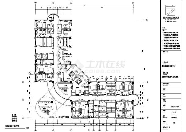 珠海曼哈顿酒店建筑设计图纸-图二