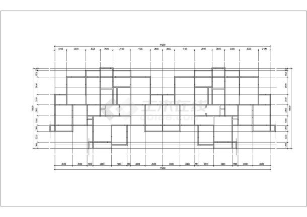 十七层剪力墙结构住宅楼结构施工图-图一