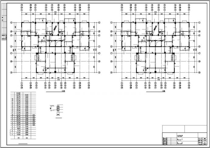 十九层框剪结构宾馆结构施工图_图1