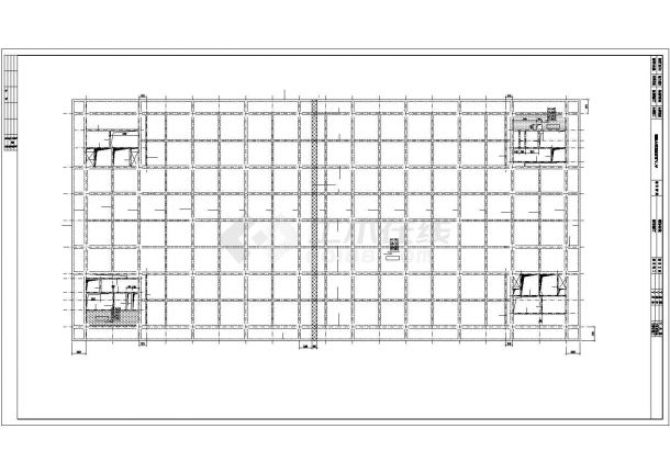 某地上10层框架结构业务技术与配套用房设计图-图二