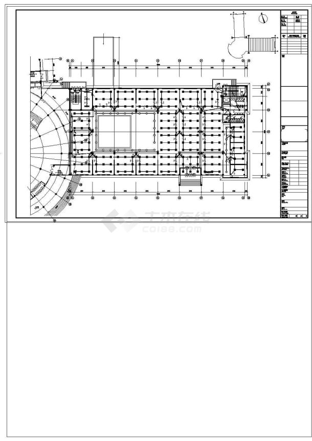某科技馆电气cad施工图-图二