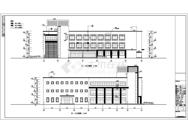 【江苏省】常州市某食堂建筑施工图-图二