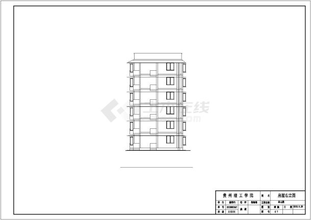 【江苏省】常州市某综合楼建筑设计图纸-图二