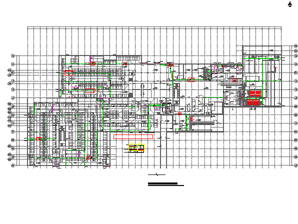 【陕西】多层工业建筑给排水深化设计图_图1