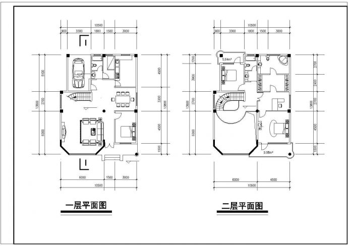 某新中式别墅全套建筑设计图纸_图1
