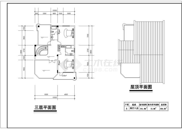 某新中式别墅全套建筑设计图纸-图二