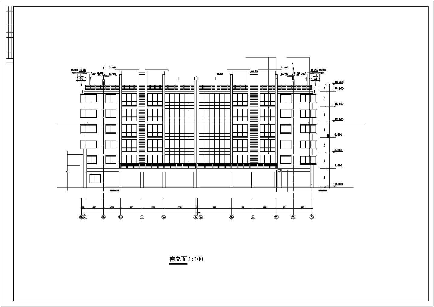 【临城】农贸市场建筑施工设计图纸