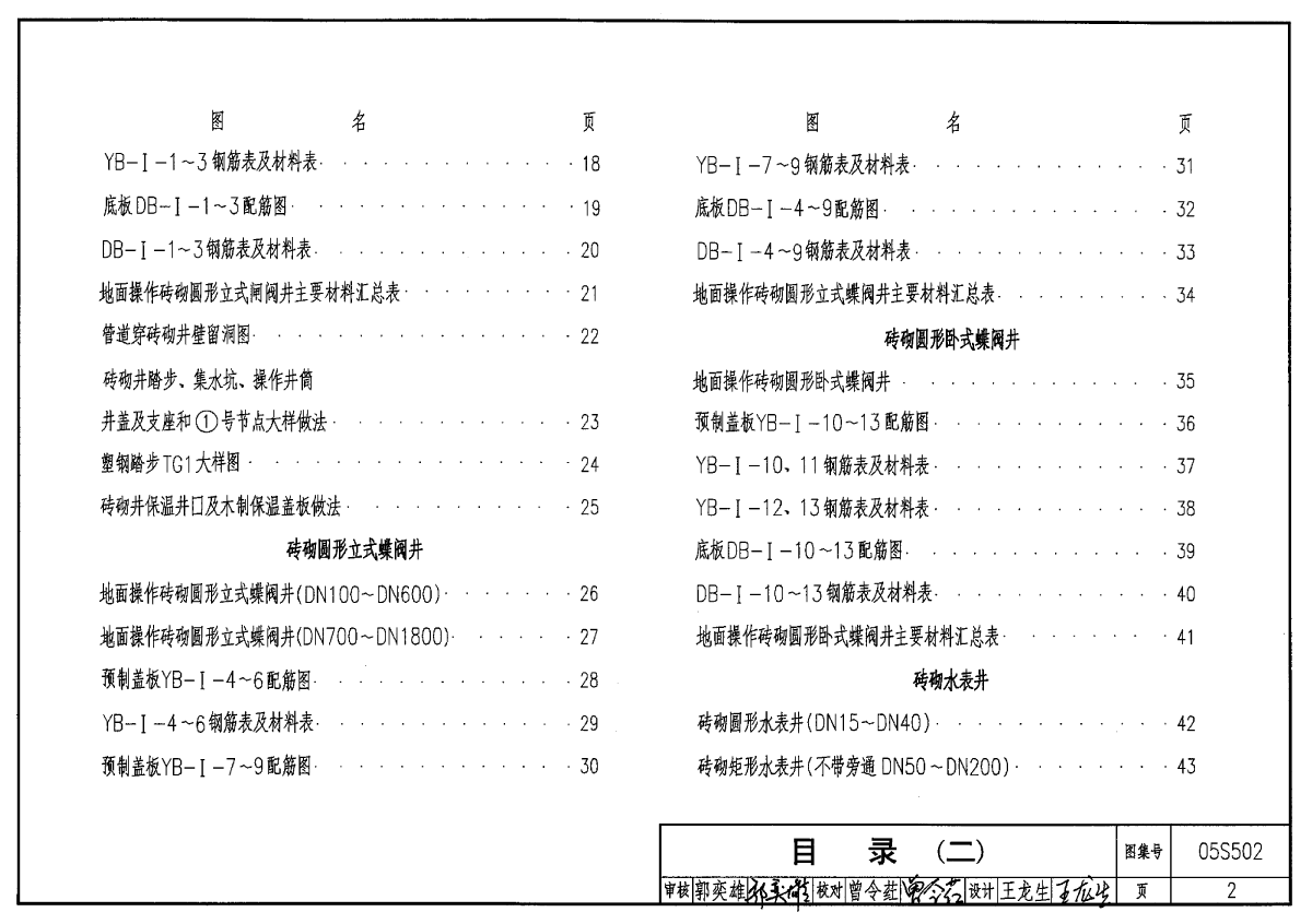 05S502 室外给水管道附属构筑物-图二