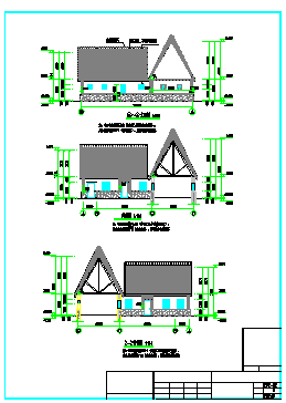 单层砌体结构海草房结构施工图（含建施）-图一