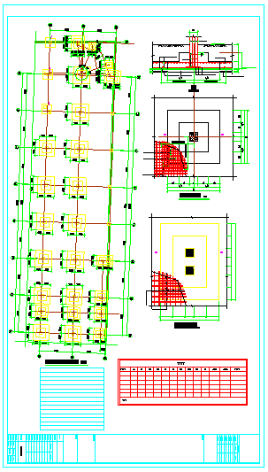 地上一层框架结构租赁房结构施工图