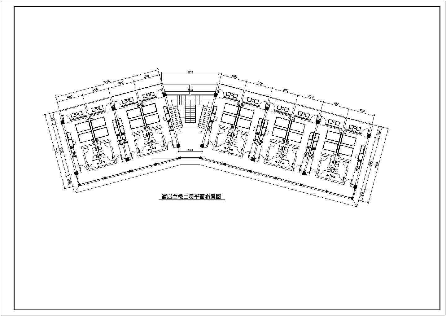 二层钢框架结构酒店结构设计施工图