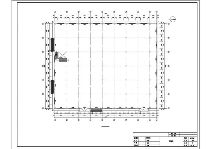 门式刚架带夹层结构二层厂房建筑结构施工图_图1
