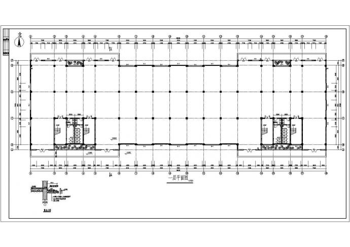 某地大型四层厂房建筑设计图（含说明）_图1