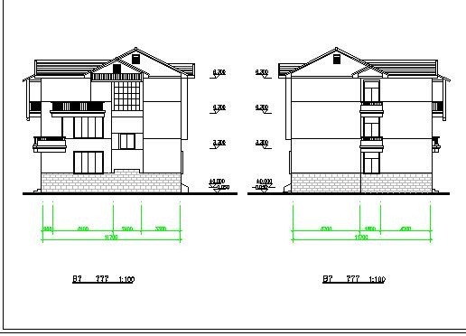 某新型农村新住宅楼建设设计施工图_图1
