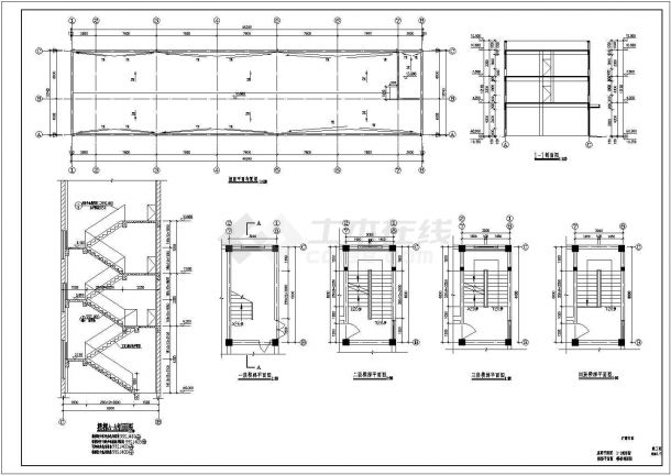 泰瑞工厂车间建筑结构设计图（框架结构）-图二