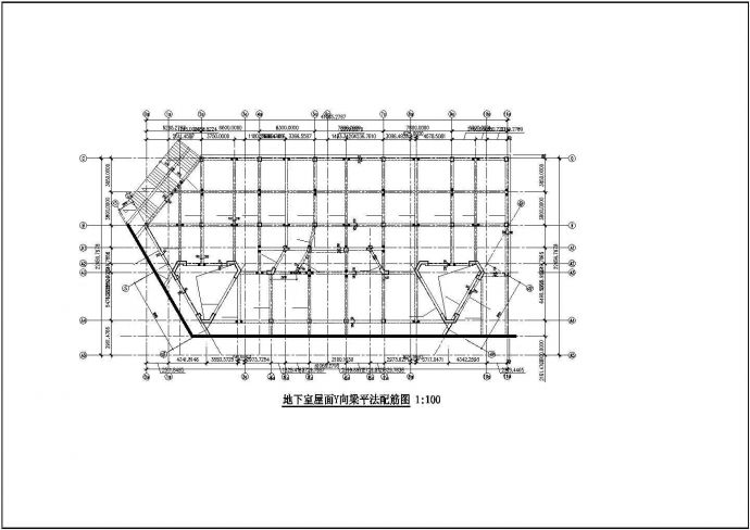 某精致框架教堂结构施工设计CAD布置图_图1