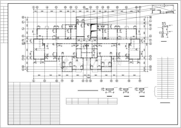 某17+1层剪力墙住宅结构设计图-图二