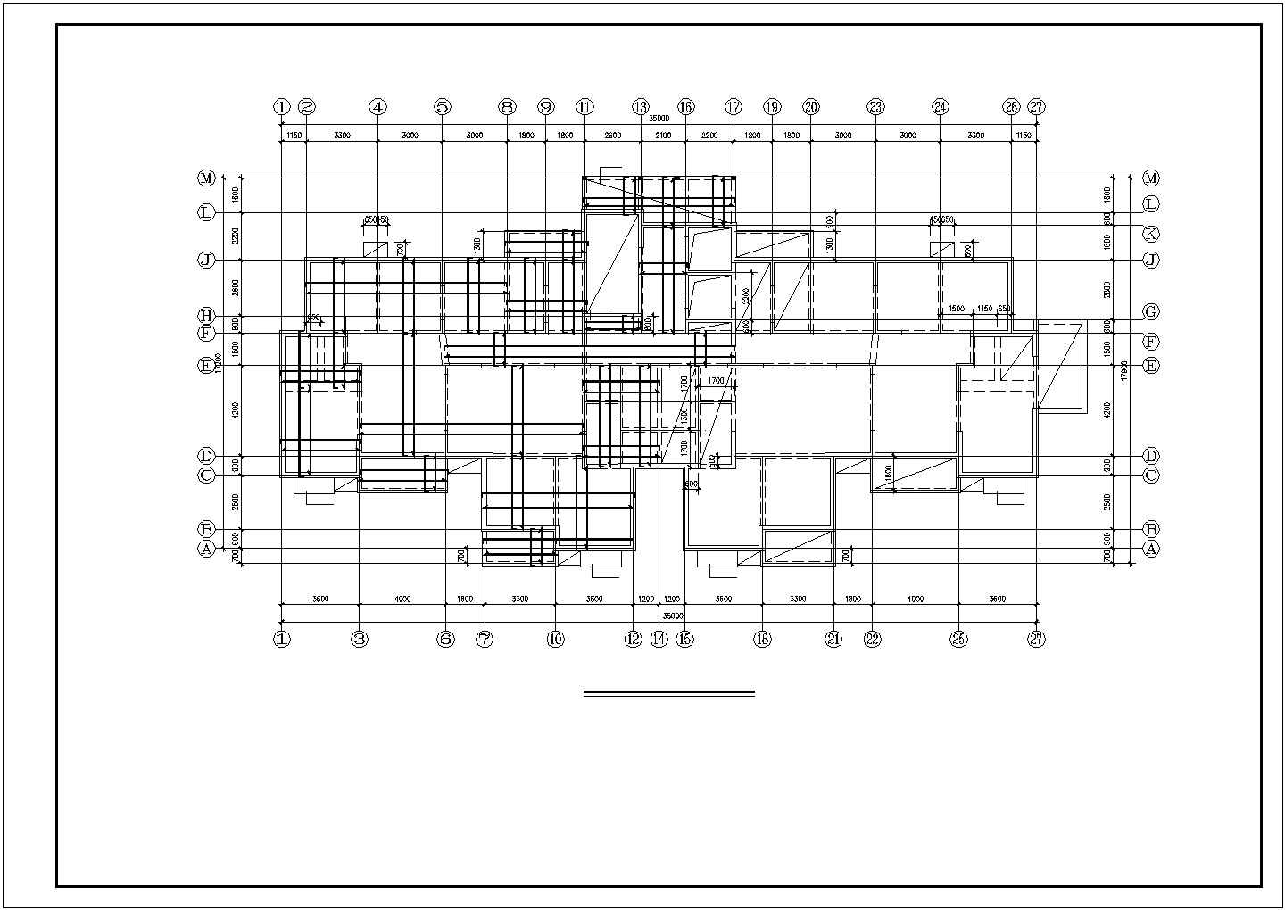 某17+1层剪力墙住宅结构设计图