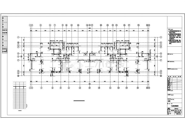 青岛某17层剪力墙住宅结构设计图-图二