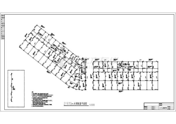 【湖北】地上8+1层框架结构商住楼结构施工图-图二
