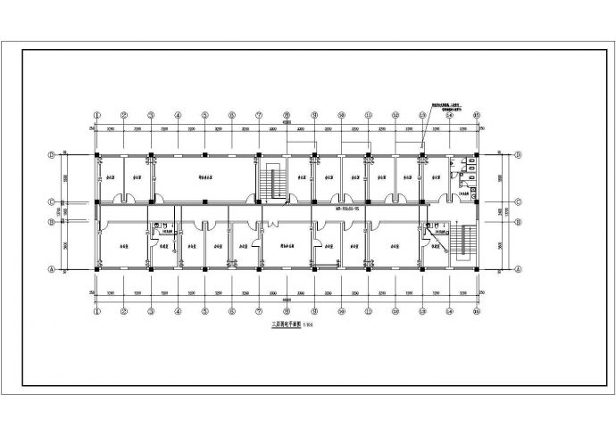 三层小型办公楼全套电气施工图纸_图1