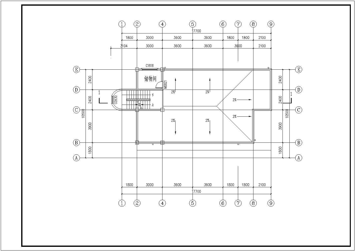 某私人农村住宅建筑设计施工图