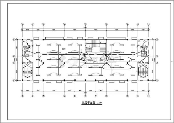 一套厂房车间电气施工图（共10张）-图二
