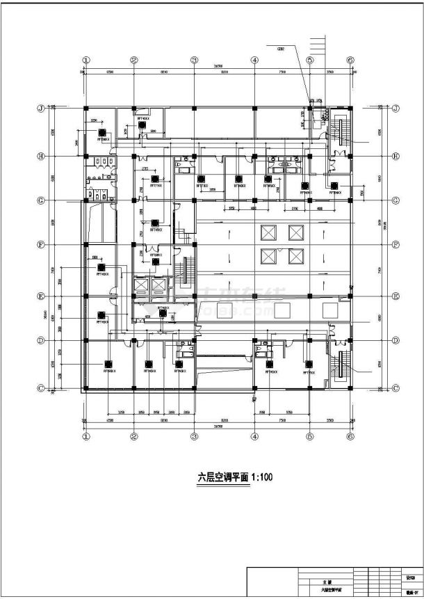 某街道办事处大楼空调平面图-图一