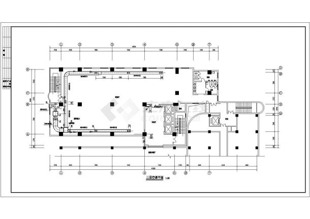 某地4星宾馆扩建空调CAD规划参考图-图一
