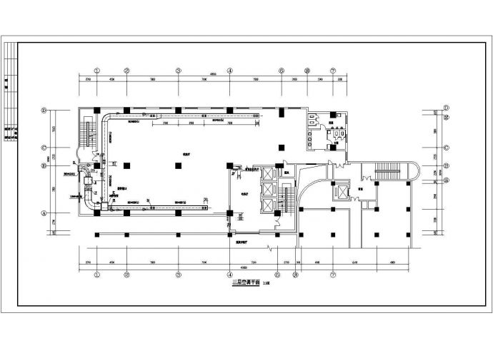 某地4星宾馆扩建空调CAD规划参考图_图1